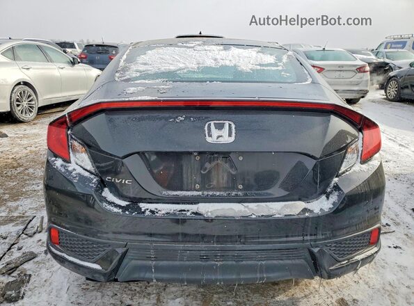 2HGFC4B54HH311053 2017 HONDA CIVIC Black Вид ззаду