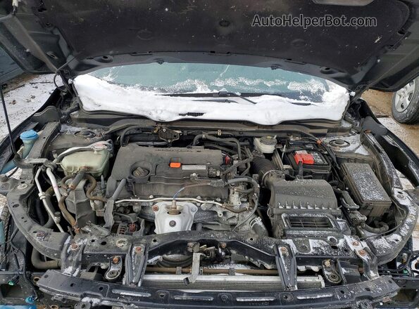 2HGFC4B54HH311053 2017 HONDA CIVIC Black Вид задньої частини салону