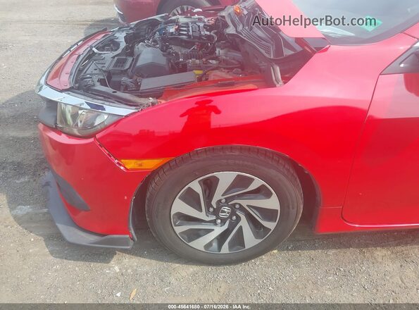 2HGFC4B54JH307395 2018 HONDA CIVIC Red წინა ხედი