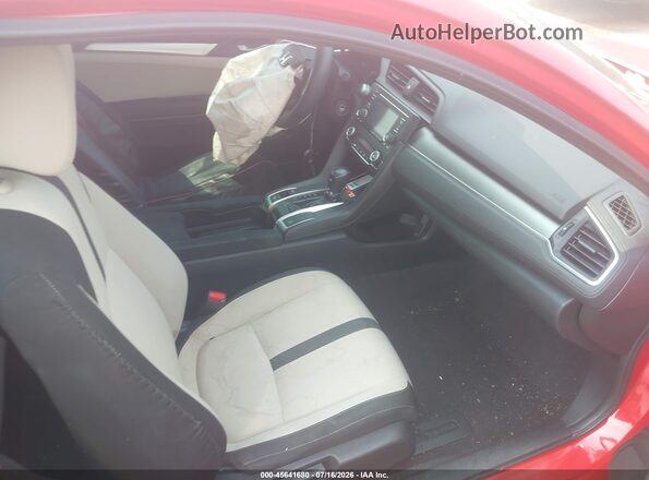 2HGFC4B54JH307395 2018 HONDA CIVIC Red წინა სალონის ხედი