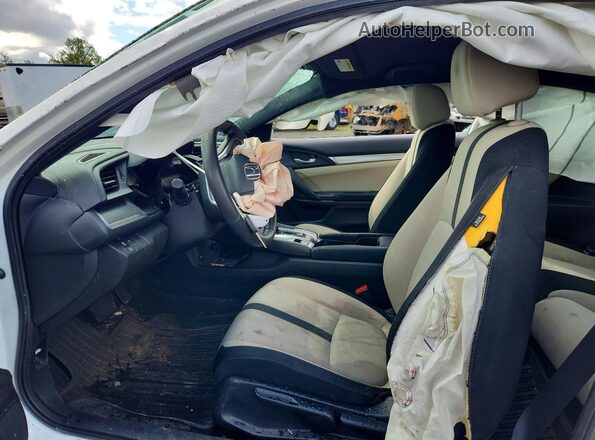 2HGFC4B56GH308220 2016 HONDA CIVIC Белый Вид салона спереди