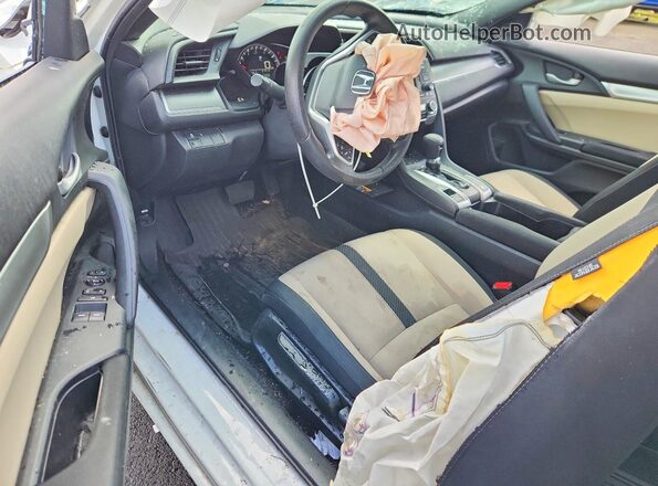 2HGFC4B56GH308220 2016 HONDA CIVIC Белый Вид панели приборов