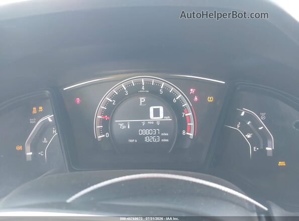2HGFC4B57GH305276 2016 HONDA CIVIC Gray Вид задніх сидінь