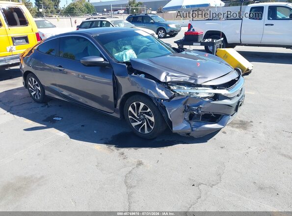 2HGFC4B57GH305276 2016 HONDA CIVIC Gray Вид спереду