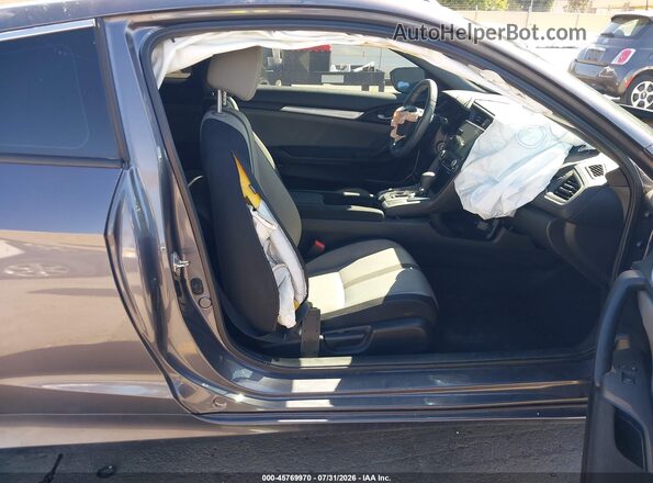 2HGFC4B57GH305276 2016 HONDA CIVIC Gray Вид салону спереду