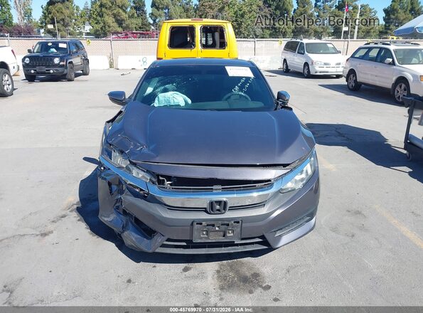 2HGFC4B57GH305276 2016 HONDA CIVIC Gray Вид щитка приладів