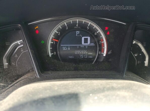 2HGFC4B59GH312732 2016 HONDA CIVIC Silver Widok zestawu wskaźników