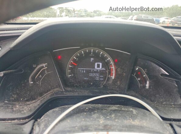 2HGFC4B5XHH306455 2017 HONDA CIVIC Red Instrument cluster view