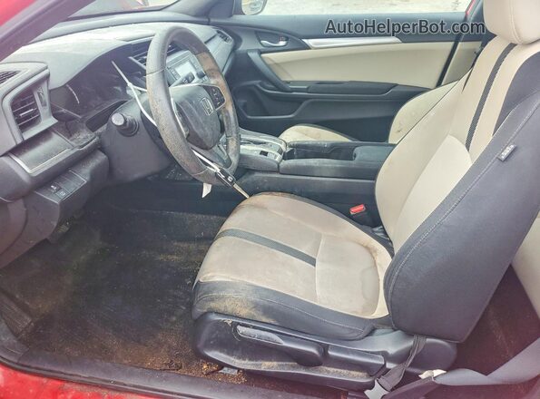 2HGFC4B5XHH306455 2017 HONDA CIVIC Red Front interior view
