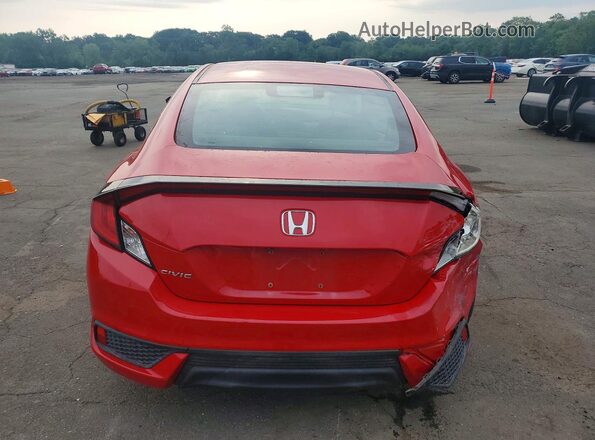 2HGFC4B5XHH306455 2017 HONDA CIVIC Red Rear view