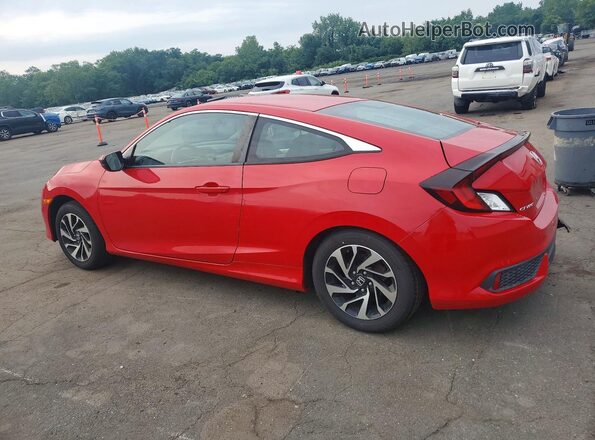 2HGFC4B5XHH306455 2017 HONDA CIVIC Red Rear left