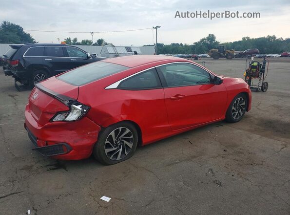 2HGFC4B5XHH306455 2017 HONDA CIVIC Red Rear right