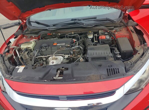 2HGFC4B5XHH306455 2017 HONDA CIVIC Red Rear interior view