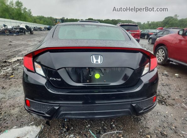 2HGFC4B62KH303615 2019 HONDA CIVIC Black უკანა ხედი
