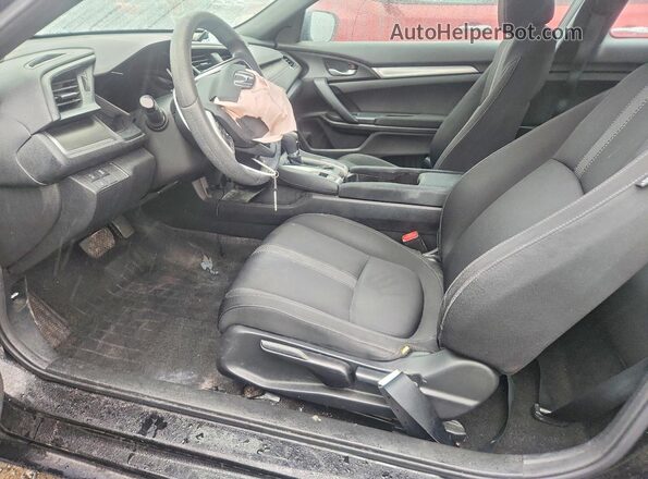 2HGFC4B62KH303615 2019 HONDA CIVIC Black წინა სალონის ხედი