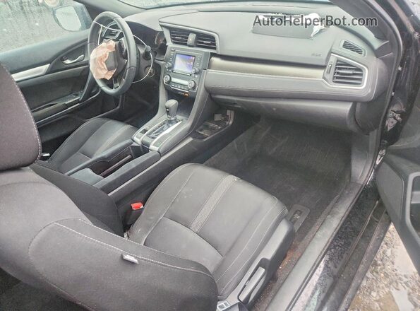 2HGFC4B62KH303615 2019 HONDA CIVIC Black წინა პანელის ხედი