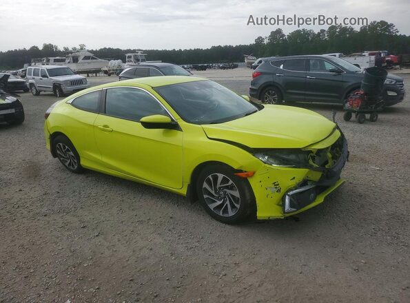 2HGFC4B64KH301347 2019 HONDA CIVIC Yellow Delantero derecho
