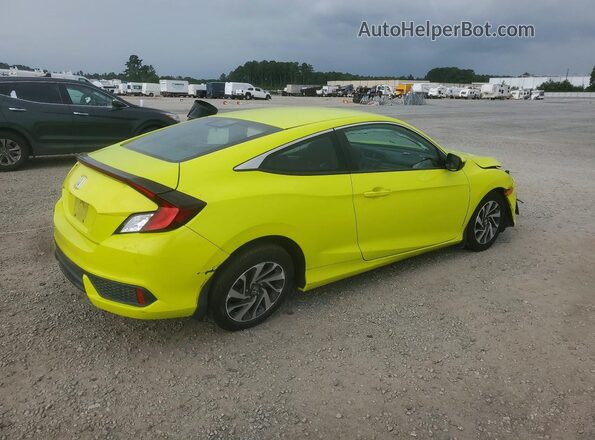 2HGFC4B64KH301347 2019 HONDA CIVIC Yellow Trasero derecho