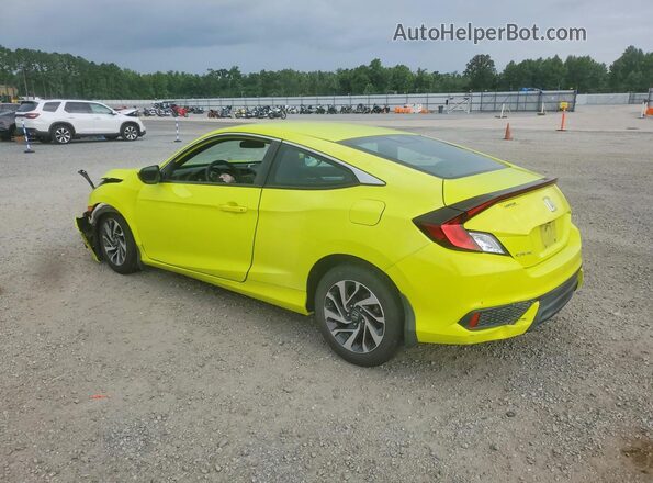 2HGFC4B64KH301347 2019 HONDA CIVIC Yellow Trasero izquierdo