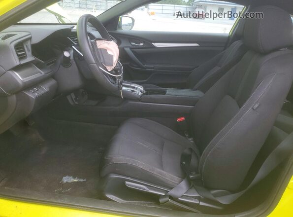 2HGFC4B64KH301347 2019 HONDA CIVIC Yellow Vista interior delantera