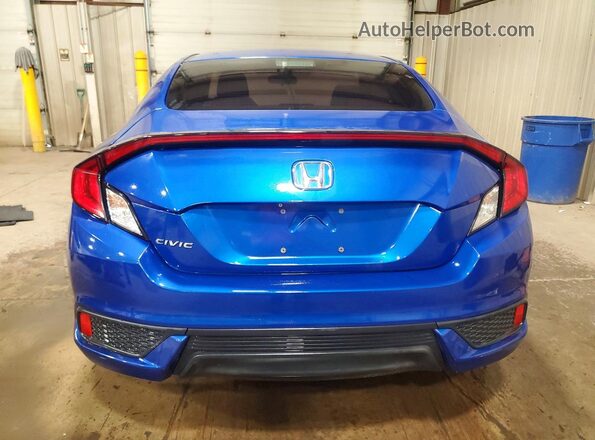 2HGFC4B64KH304409 2019 HONDA CIVIC Синий Вид сзади