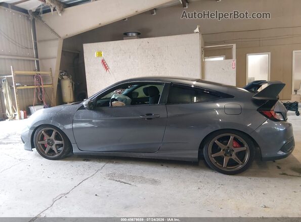 2HGFC4B66KH304816 2019 HONDA CIVIC Gray 