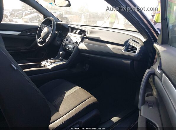 2HGFC4B69KH302204 2019 HONDA CIVIC Gray წინა სალონის ხედი