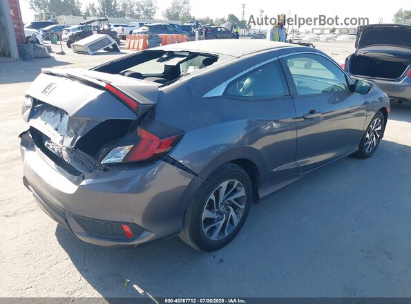 2HGFC4B69KH302204 2019 HONDA CIVIC Gray უკანა მარჯვენა