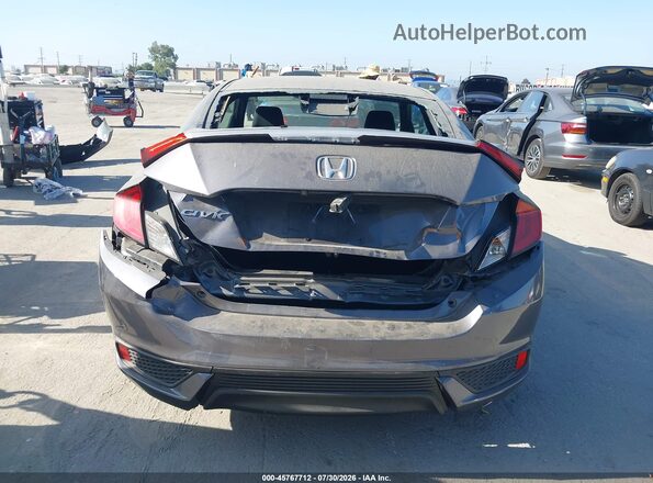 2HGFC4B69KH302204 2019 HONDA CIVIC Gray წინა ხედი