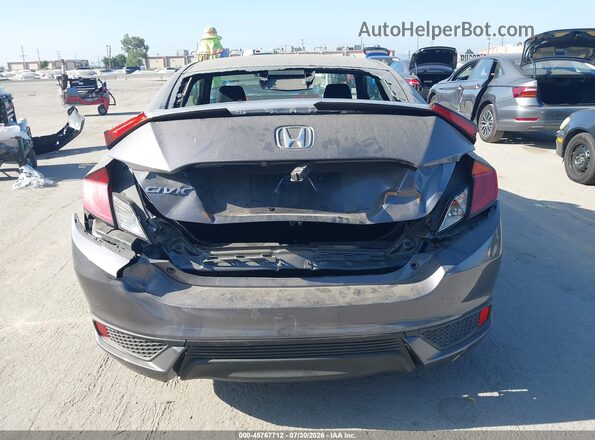 2HGFC4B69KH302204 2019 HONDA CIVIC Gray 