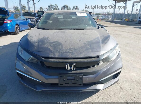 2HGFC4B69KH302204 2019 HONDA CIVIC Gray ხელსაწყოთა პანელის ხედი