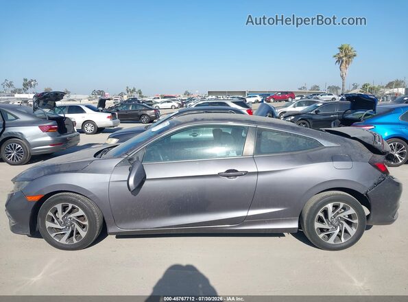 2HGFC4B69KH302204 2019 HONDA CIVIC Gray სალონის 360-გრადუსიანი ხედი