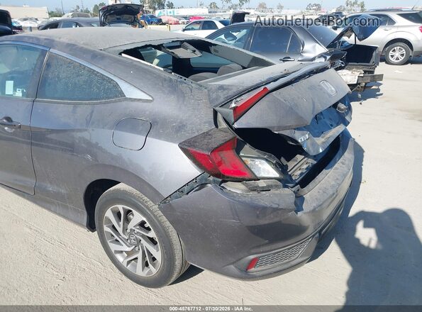 2HGFC4B69KH302204 2019 HONDA CIVIC Gray 