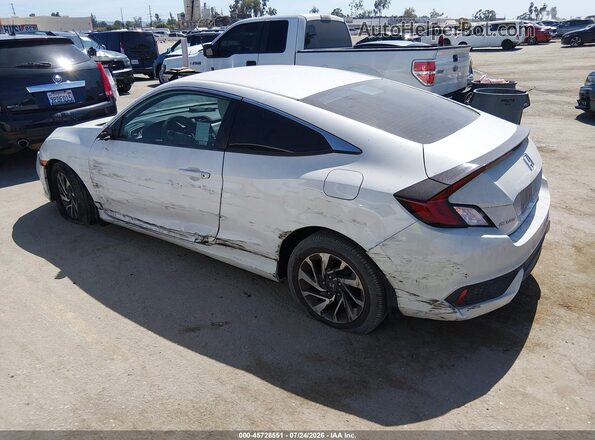 2HGFC4B69KH307497 2019 HONDA CIVIC White Trasero izquierdo