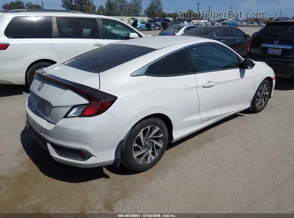 2HGFC4B69KH307497 2019 HONDA CIVIC White Trasero derecho