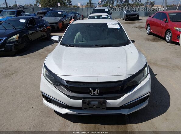 2HGFC4B69KH307497 2019 HONDA CIVIC White Vista interior de 360 grados