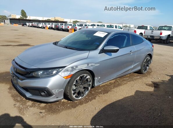 2HGFC4B80LH304149 2020 HONDA CIVIC Silver Vista tres cuartos delantera izquierda