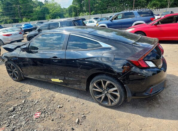 2HGFC4B81KH309472 2019 HONDA CIVIC Black Tył lewy