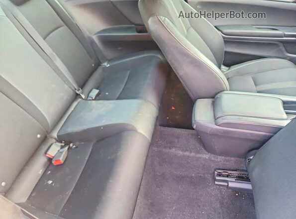2HGFC4B81KH309472 2019 HONDA CIVIC Black Widok tylnych siedzeń