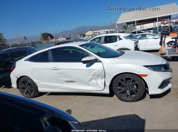 2HGFC4B84KH303973 2019 HONDA CIVIC White Rear interior view