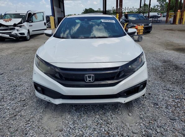 2HGFC4B84KH309949 2019 HONDA CIVIC White წინა ხედი