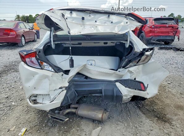 2HGFC4B84KH309949 2019 HONDA CIVIC White უკანა ხედი