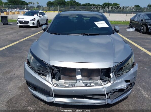 2HGFC4B84LH303697 2020 HONDA CIVIC Silver წინა ხედი
