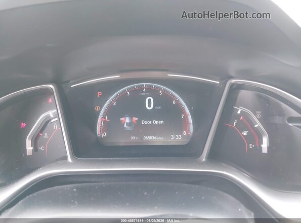 2HGFC4B84LH303697 2020 HONDA CIVIC Silver უკანა სავარძლების ხედი