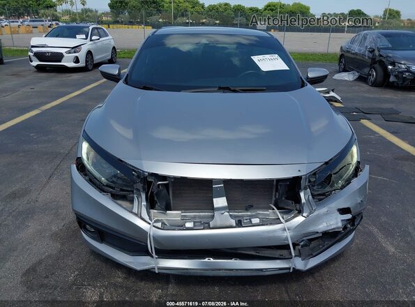 2HGFC4B84LH303697 2020 HONDA CIVIC Silver უკანა სალონის ხედი