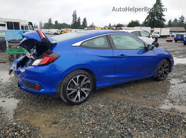 2HGFC4B87KH306754 2019 HONDA CIVIC Синий Задняя правая четверть