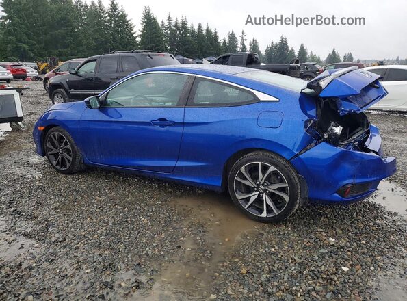 2HGFC4B87KH306754 2019 HONDA CIVIC Синий Задняя левая четверть