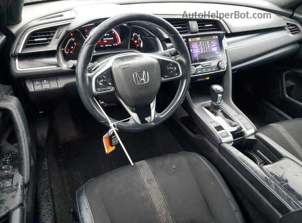 2HGFC4B87KH306754 2019 HONDA CIVIC Синий Вид панели приборов