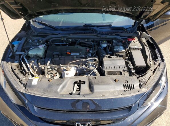 2HGFC4B89LH302450 2020 HONDA CIVIC Black Widok wnętrza z tyłu