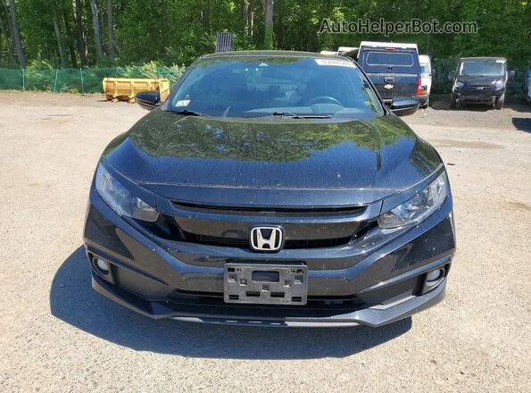 2HGFC4B89LH302450 2020 HONDA CIVIC Black Widok z przodu